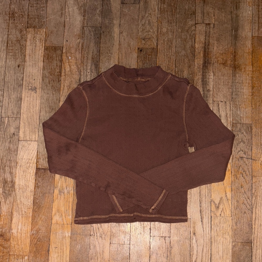 American Eagle Outfitters Dark Brown Top